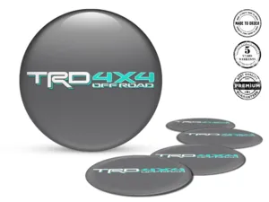 Toyota TRD Édition Silicone Étiquettes Personnalisées Roue